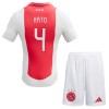 Maglia ufficiale Ajax Jorrel Hato 4 Casa 2024-25 per Bambino